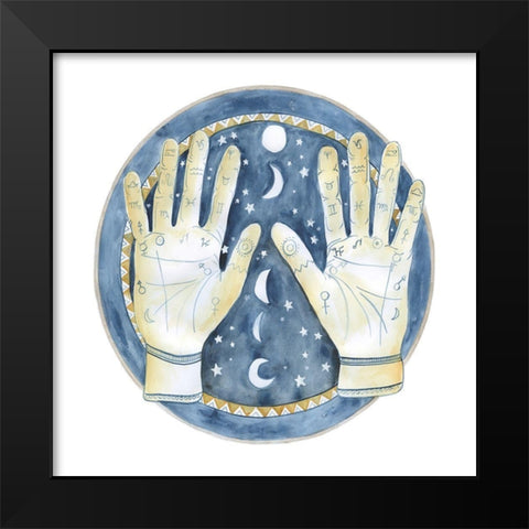 Sky High Five Black Modern Wood Framed Art Print by Varacek, Pam