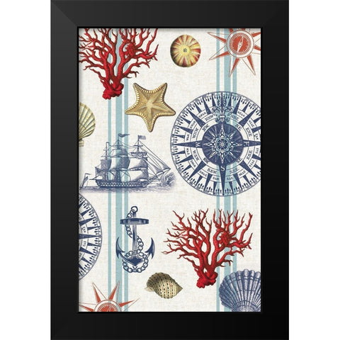 Nautical Main Black Modern Wood Framed Art Print by Allen, Candace