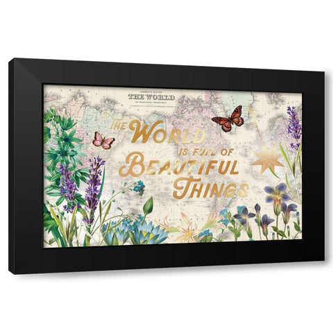 Atlas Garden 2 Black Modern Wood Framed Art Print with Double Matting by Allen, Candace