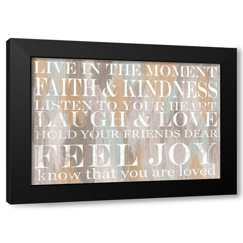 Live Inspiration 3 Black Modern Wood Framed Art Print with Double Matting by Allen, Candace