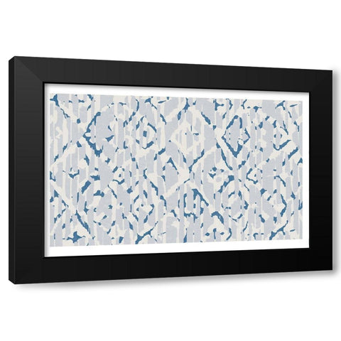 Block Print 2 Black Modern Wood Framed Art Print by Lula Bijoux and Company
