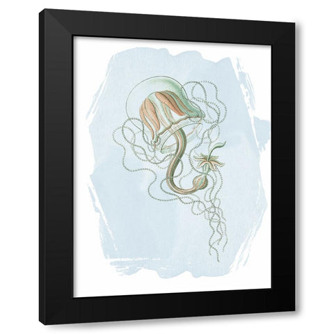 Driftwood Calm 2 Black Modern Wood Framed Art Print by Lula Bijoux and Company