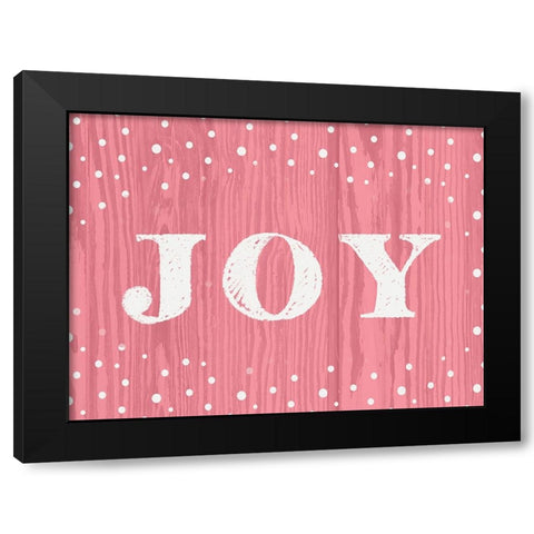 Snowfall Collection 2 Black Modern Wood Framed Art Print by Lula Bijoux And Company