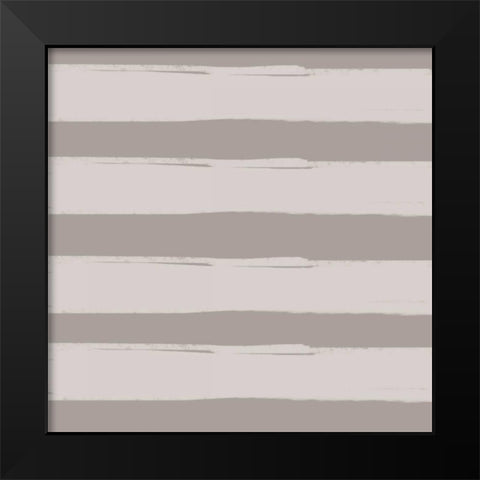 Taupe Inspire LulaB Black Modern Wood Framed Art Print by Allen, Candace
