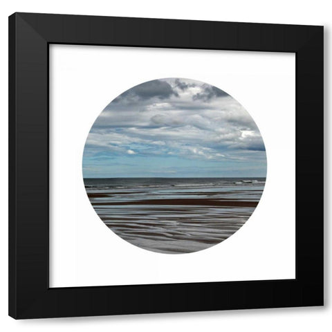 Window Into The Sea 2 Black Modern Wood Framed Art Print with Double Matting by Allen, Candace