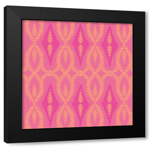 Bright Boho Fern 1 Black Modern Wood Framed Art Print by Allen, Candace