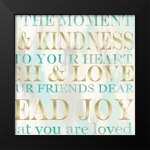 Live Inspire 2 Black Modern Wood Framed Art Print by Allen, Candace