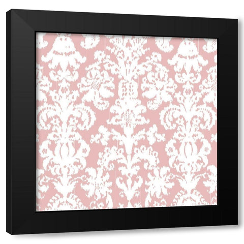 Gem Ikat 2 Black Modern Wood Framed Art Print by Allen, Candace