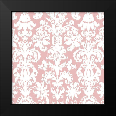 Gem Ikat 2 Black Modern Wood Framed Art Print by Allen, Candace