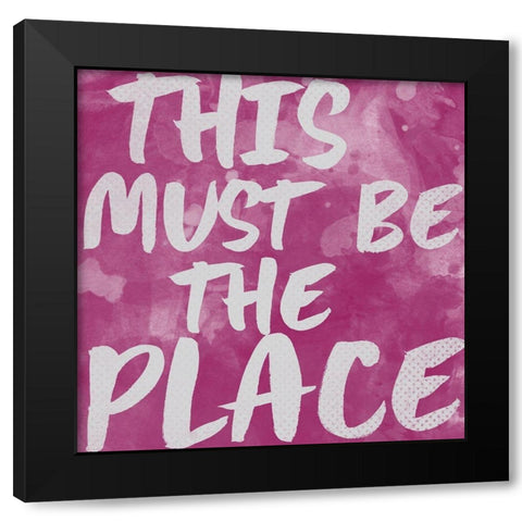 Grandure 3 Black Modern Wood Framed Art Print with Double Matting by Lula Bijoux and Company