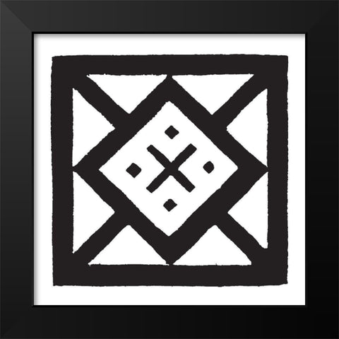 BW Minimalist 4 Black Modern Wood Framed Art Print by Lula Bijoux And Company