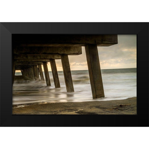Nice View Black Modern Wood Framed Art Print by Taylor, Glenn