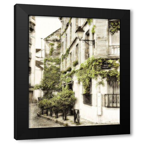 Rue Poulbo Black Modern Wood Framed Art Print with Double Matting by Poinski, Dianne