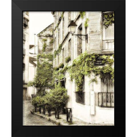 Rue Poulbo Black Modern Wood Framed Art Print by Poinski, Dianne