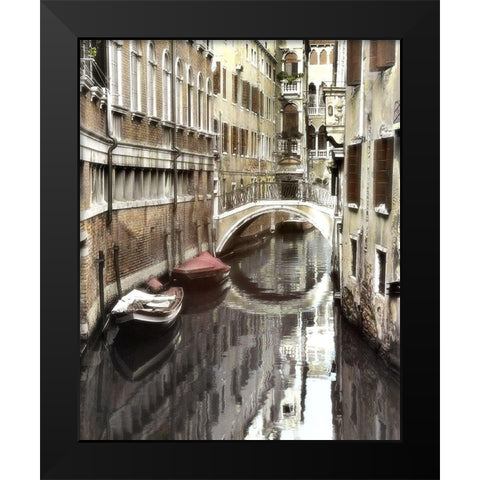 VeniceIII Black Modern Wood Framed Art Print by Poinski, Dianne