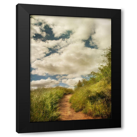 River Park Black Modern Wood Framed Art Print with Double Matting by Poinski, Dianne