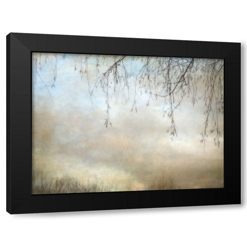 Winter Dusk Black Modern Wood Framed Art Print with Double Matting by Poinski, Dianne