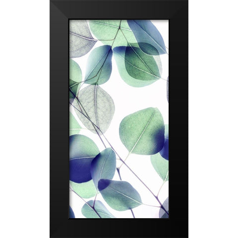 Vibrant Leaves 1 Black Modern Wood Framed Art Print by Poinski, Dianne