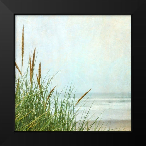 North Coast Dunes 1 Black Modern Wood Framed Art Print by Poinski, Dianne