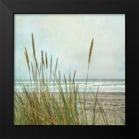 North Coast Dunes 2 Black Modern Wood Framed Art Print by Poinski, Dianne