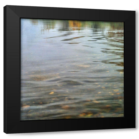 Riverrock 2 Black Modern Wood Framed Art Print by Poinski, Dianne