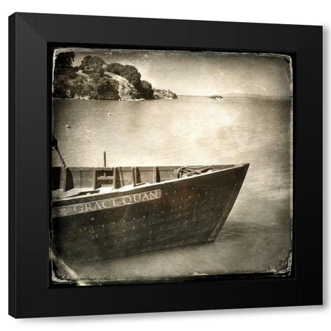 Rustic Seafarer 1 Black Modern Wood Framed Art Print by Poinski, Dianne
