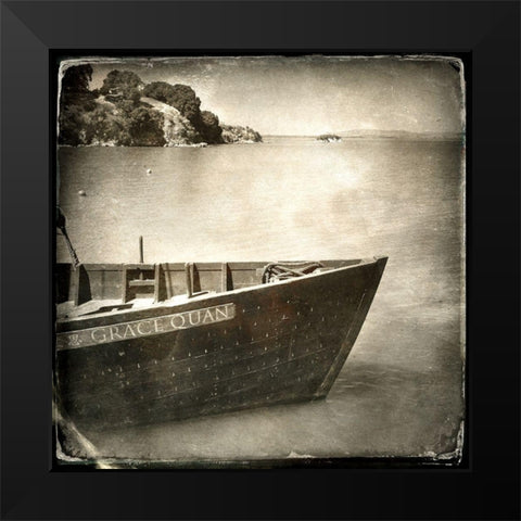 Rustic Seafarer 1 Black Modern Wood Framed Art Print by Poinski, Dianne
