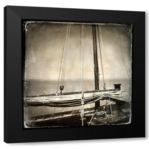 Rustic Seafarer 2 Black Modern Wood Framed Art Print by Poinski, Dianne