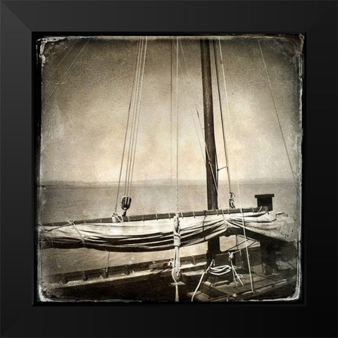 Rustic Seafarer 2 Black Modern Wood Framed Art Print by Poinski, Dianne