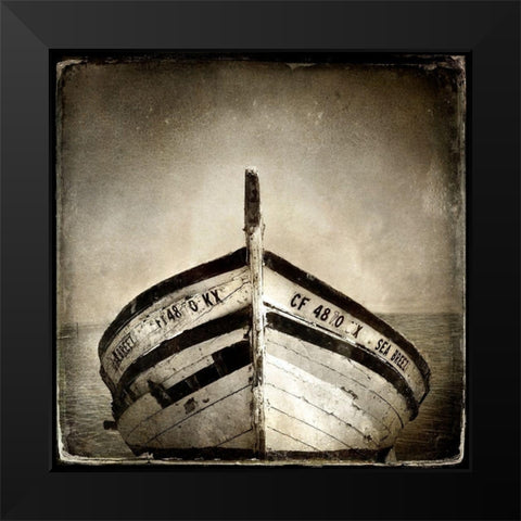 Rustic Seafarer 3 Black Modern Wood Framed Art Print by Poinski, Dianne