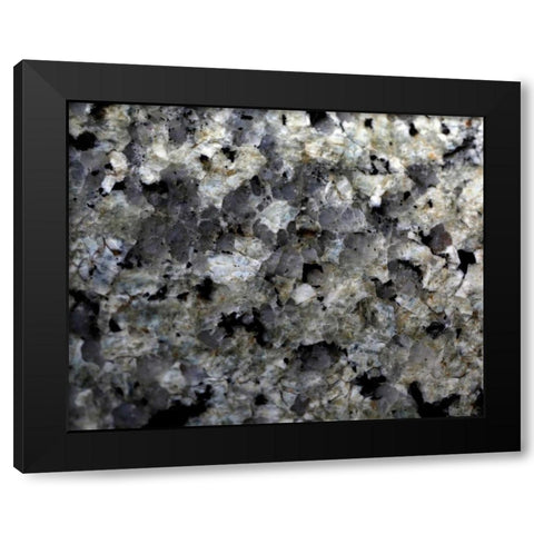 Gray Minerals 2 Black Modern Wood Framed Art Print by De Carvalho, Sandro