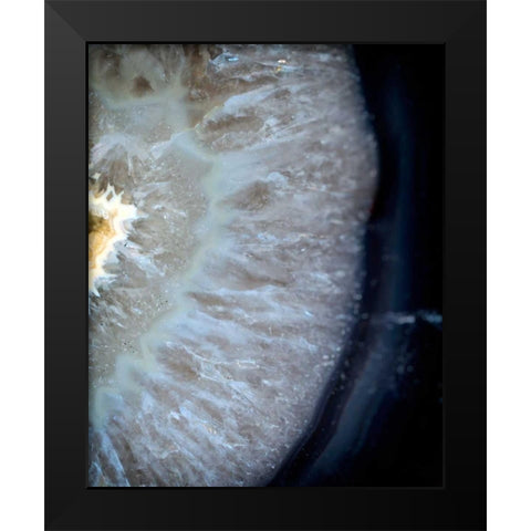 Earthy Minerals Black Modern Wood Framed Art Print by De Carvalho, Sandro