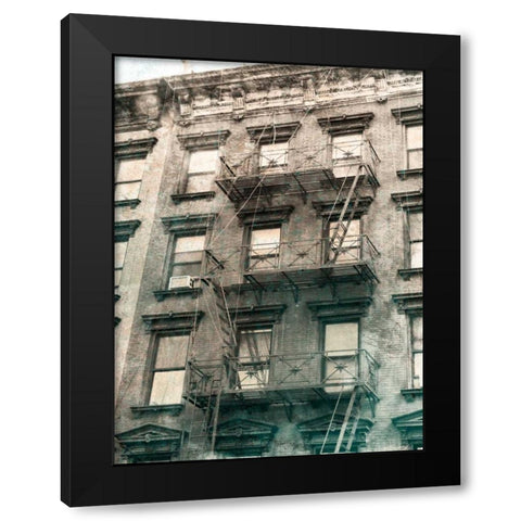 City Escapes 1 Black Modern Wood Framed Art Print with Double Matting by De Carvalho, Sandro