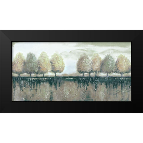 Rare Origin Black Modern Wood Framed Art Print by Sunny