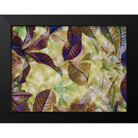 Wild Night Black Modern Wood Framed Art Print by Ghanooni, Sarah