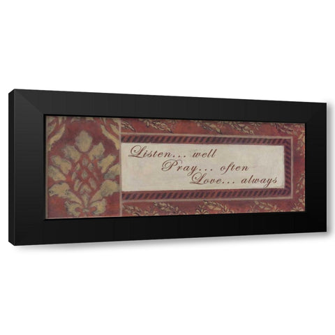 . Black Modern Wood Framed Art Print with Double Matting by Haynes, Smith