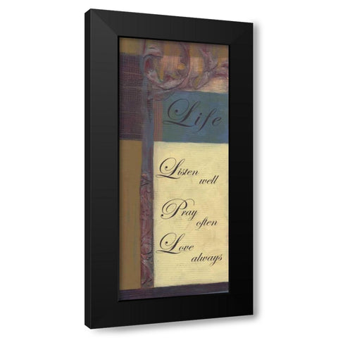 . Black Modern Wood Framed Art Print with Double Matting by Haynes, Smith