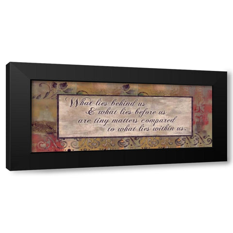 . Black Modern Wood Framed Art Print with Double Matting by Haynes, Smith