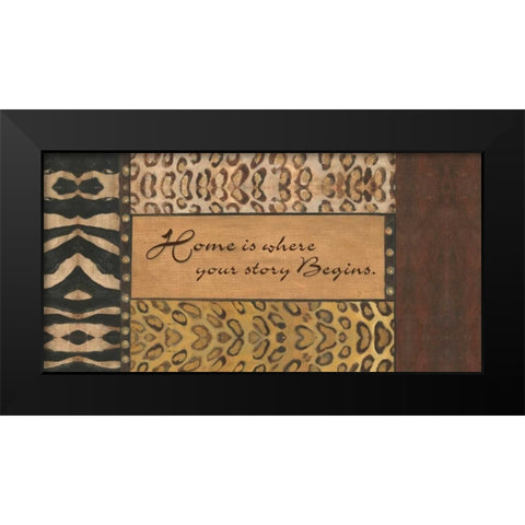 . Black Modern Wood Framed Art Print by Haynes, Smith