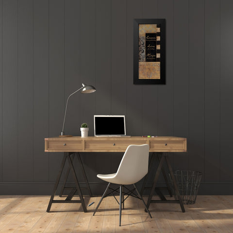 . Black Modern Wood Framed Art Print by Haynes, Smith