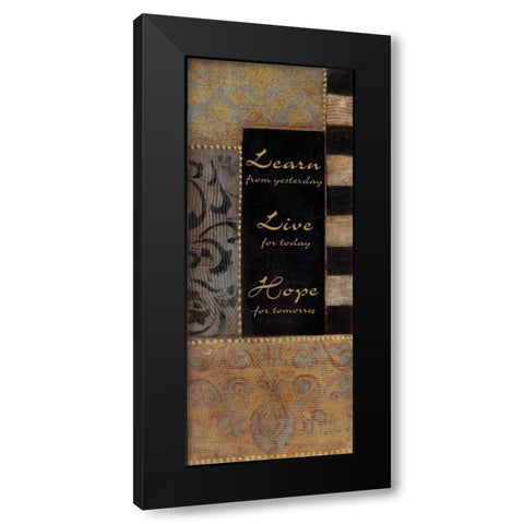 . Black Modern Wood Framed Art Print with Double Matting by Haynes, Smith