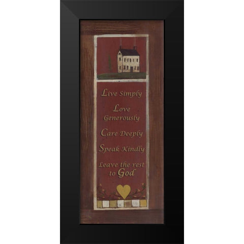 . Black Modern Wood Framed Art Print by Haynes, Smith
