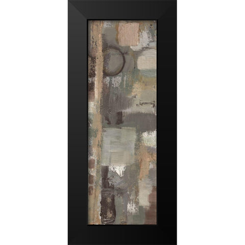 Earthy Stains 3 Black Modern Wood Framed Art Print by Haynes, Smith
