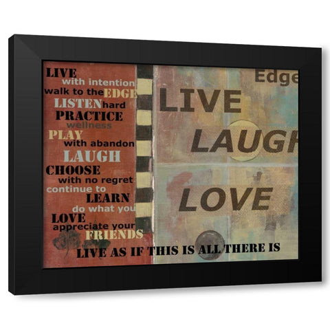 . Black Modern Wood Framed Art Print with Double Matting by Haynes, Smith