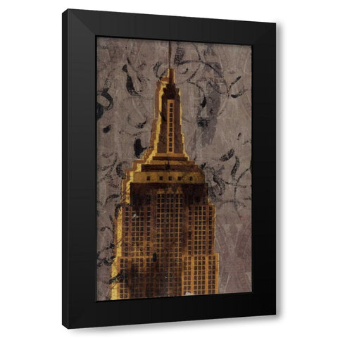 . Black Modern Wood Framed Art Print with Double Matting by Haynes, Smith