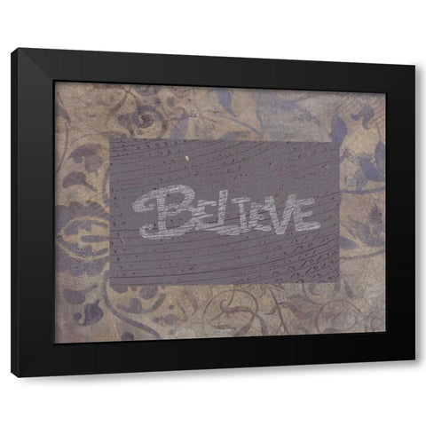 . Black Modern Wood Framed Art Print with Double Matting by Haynes, Smith