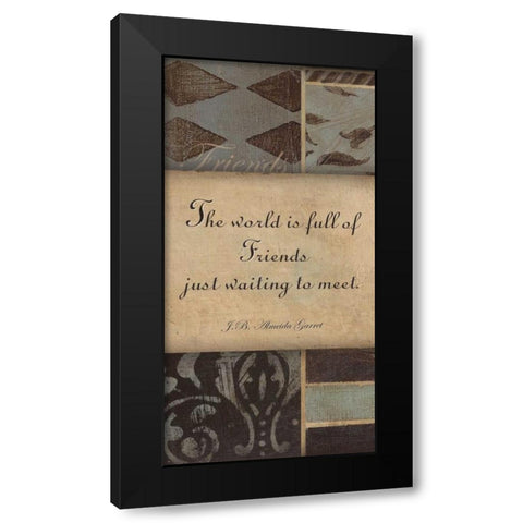 . Black Modern Wood Framed Art Print by Haynes, Smith