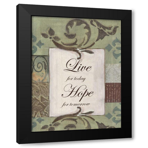 . Black Modern Wood Framed Art Print with Double Matting by Haynes, Smith