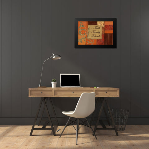 . Black Modern Wood Framed Art Print by Haynes, Smith