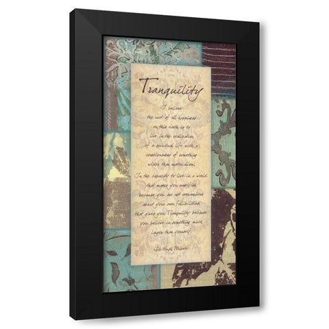 . Black Modern Wood Framed Art Print by Haynes, Smith